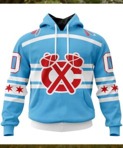 NHL Chicago Blackhawks Special City Connect Design Hoodie