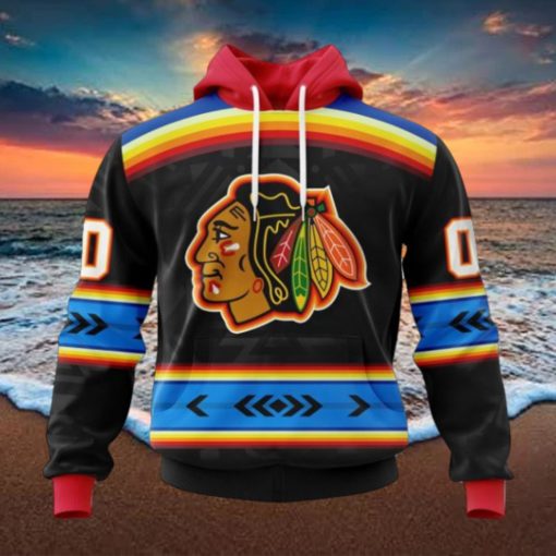 NHL Chicago Blackhawks Special Native Heritage Design Hoodie
