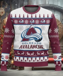 NHL Colorado Avalanche 3D Ugly Christmas Sweater Men And Women Christmas Gift
