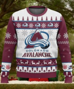 NHL Colorado Avalanche 3D Ugly Christmas Sweater Men And Women Christmas Gift