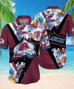 NHL Colorado Avalanche Hawaiian Shirt Beach Gift For Friend hawaiian shirt