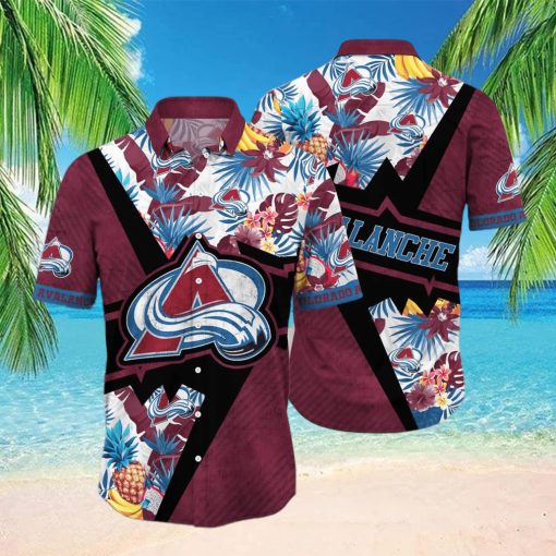NHL Colorado Avalanche Hawaiian Shirt Beach Gift For Friend hawaiian shirt