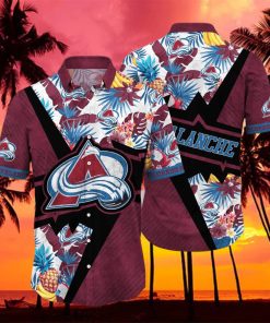 NHL Colorado Avalanche Hawaiian Shirt Beach Gift For Friend hawaiian shirt