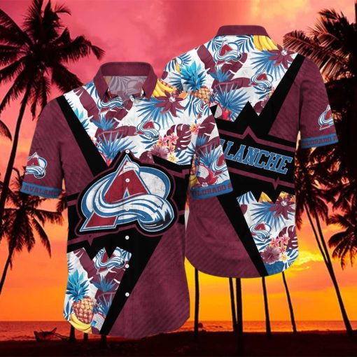 NHL Colorado Avalanche Hawaiian Shirt Beach Gift For Friend hawaiian shirt