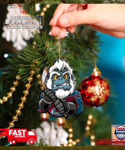 NHL Colorado Avalanche Mascot Christmas Tree Decorations 2023 Holiday Ornament