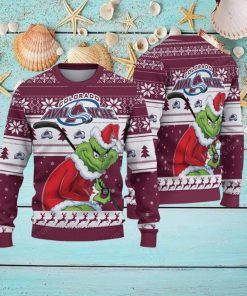 NHL Colorado Avalanche Ugly Sweater Grinch Christmas Sweater