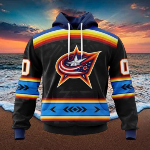 NHL Columbus Blue Jackets Special Native Heritage Design Hoodie