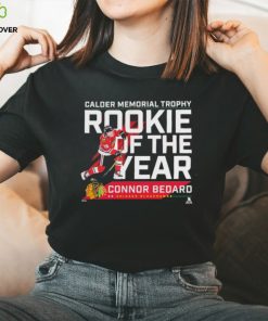 NHL Connor Bedard 98 Chicago Blackhawks 2024 Calder Memorial Trophy Winner Shirt