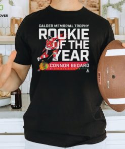 NHL Connor Bedard 98 Chicago Blackhawks 2024 Calder Memorial Trophy Winner Shirt