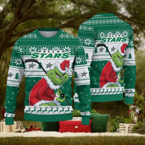 NHL Dallas Stars Grinch Ugly Sweater