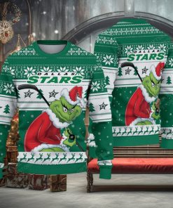 NHL Dallas Stars Grinch Ugly Sweater