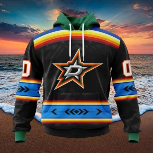 NHL Dallas Stars Special Native Heritage Design Hoodie