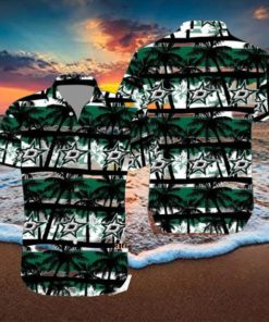 NHL Dallas Stars Summer Coconut Tree Hawaiian Set