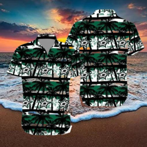 NHL Dallas Stars Summer Coconut Tree Hawaiian Set