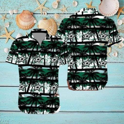 NHL Dallas Stars Summer Coconut Tree Hawaiian Set