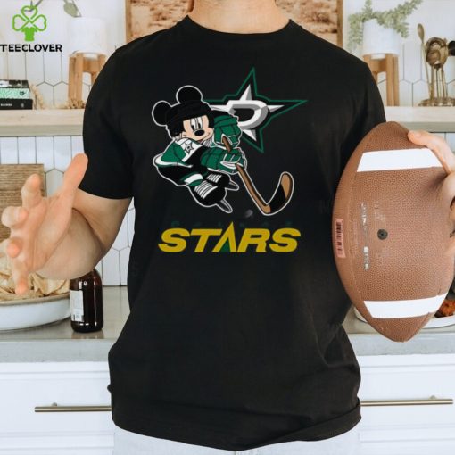 NHL Dallas Stars T Shirt Mickey Mouse Disney Hockey