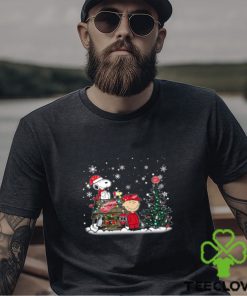 NHL Detroit Red Wings Snoopy Charlie Brown Christmas Hockey Super Bowl Sports Shirt