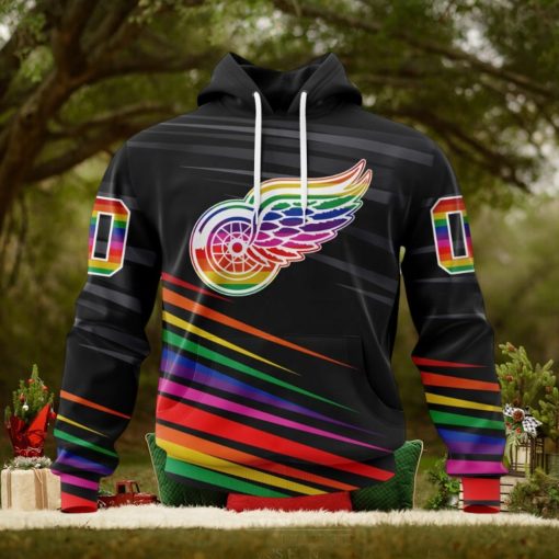 NHL Detroit Red Wings Special Pride Design Hockey Is For Everyone Hoodie