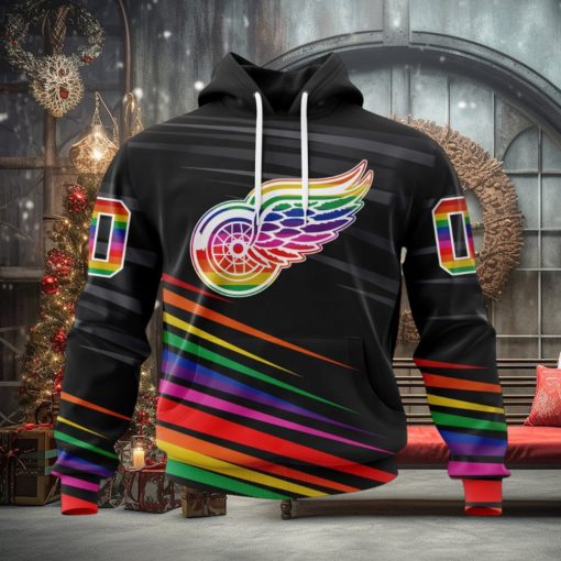 NHL Detroit Red Wings Special Pride Design Hockey Is For Everyone Hoodie