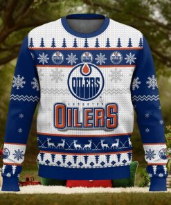 NHL Edmonton Oilers 3D Ugly Christmas Sweater Men And Women Christmas Gift