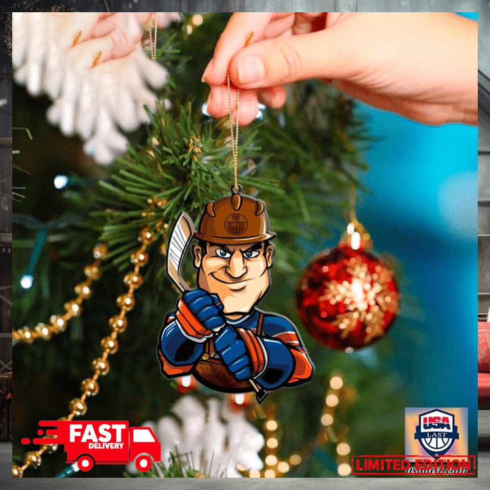 NHL Edmonton Oilers Mascot Christmas Tree Decorations 2023 Holiday Ornament NHL Edmonton Oilers Mascot Christmas Tree Decorations 2023 Holiday Ornament