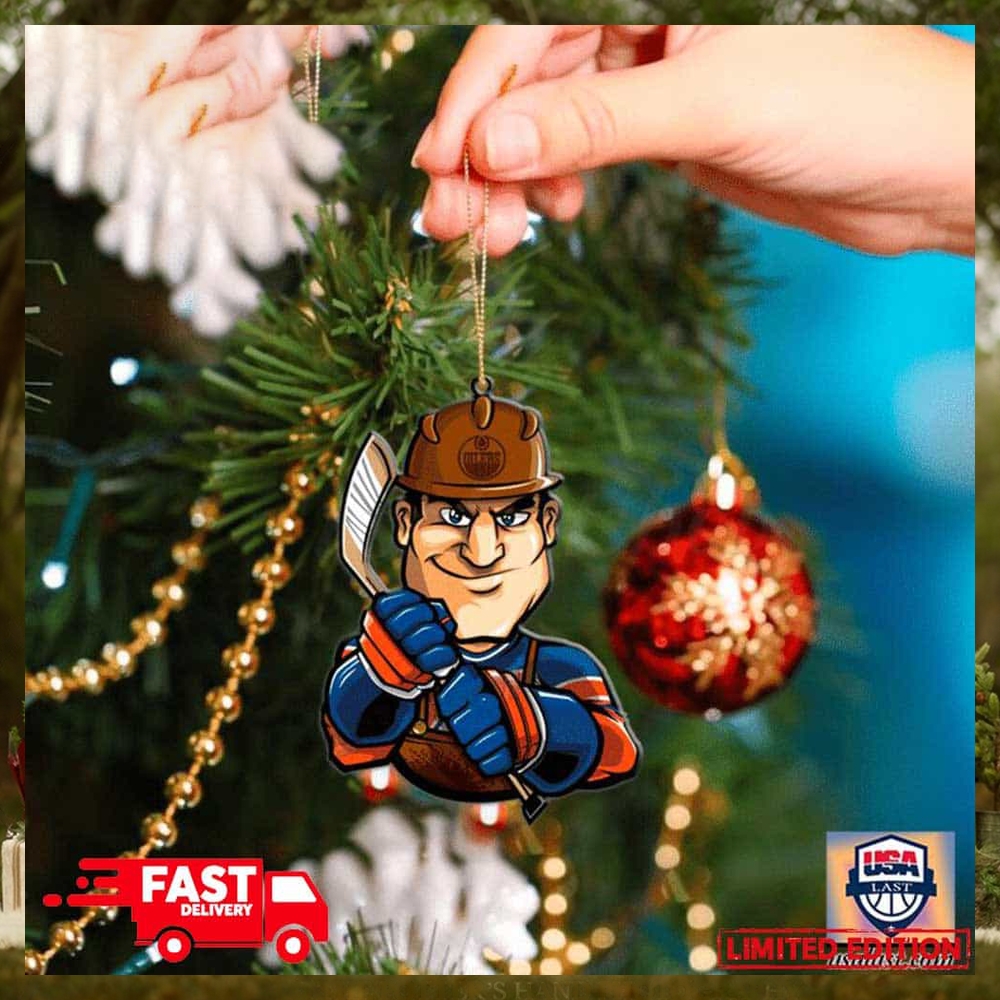 NHL Edmonton Oilers Mascot Christmas Tree Decorations 2023 Holiday Ornament NHL Edmonton Oilers Mascot Christmas Tree Decorations 2023 Holiday Ornament