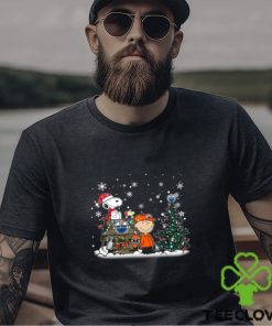 NHL Edmonton Oilers Snoopy Charlie Brown Christmas Hockey Super Bowl Sports Shirt