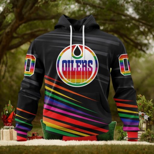 NHL Edmonton Oilers Special Pride Design Hockey Is For Everyone Hoodie