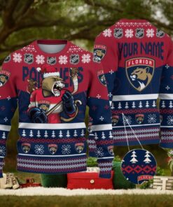 NHL Florida Panthers Mascot Ugly Sweater For Christmas