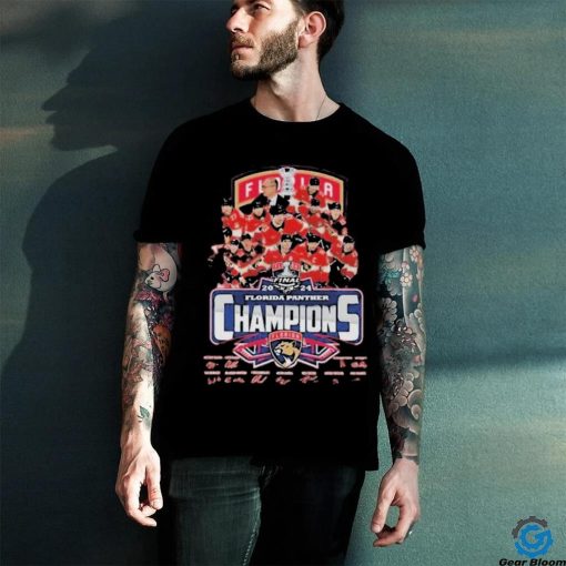 NHL Florida Panthers Stanley Cup Final 2024 Champions T Shirt
