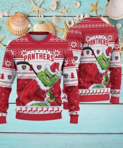 NHL Florida Panthers Ugly Sweater Grinch Christmas Sweater