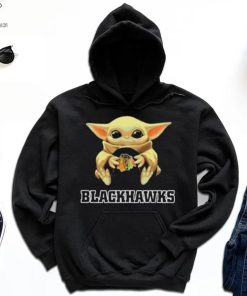 NHL Hockey Chicago Blackhawks Star Wars Baby Yoda Shirt 2 NHL Hockey Chicago Blackhawks Star Wars Baby Yoda Shirt
