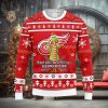 Calgary Flames Skull Flower Ugly Christmas Ugly Sweater