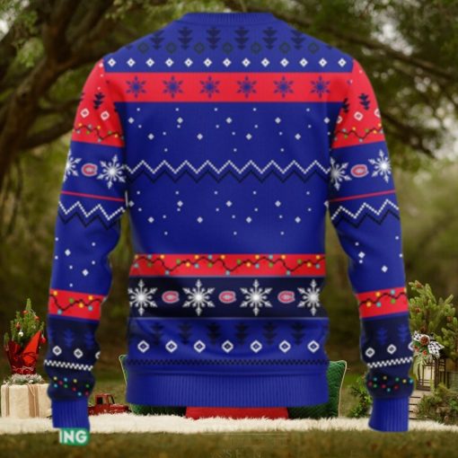 NHL Logo Montreal Canadians HoHoHo Mickey Christmas Ugly Sweater For Men Women