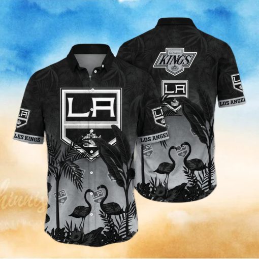 NHL Los Angeles Kings Flower Summer Hawaiian Shirt