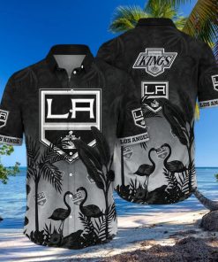 NHL Los Angeles Kings Flower Summer Hawaiian Shirt