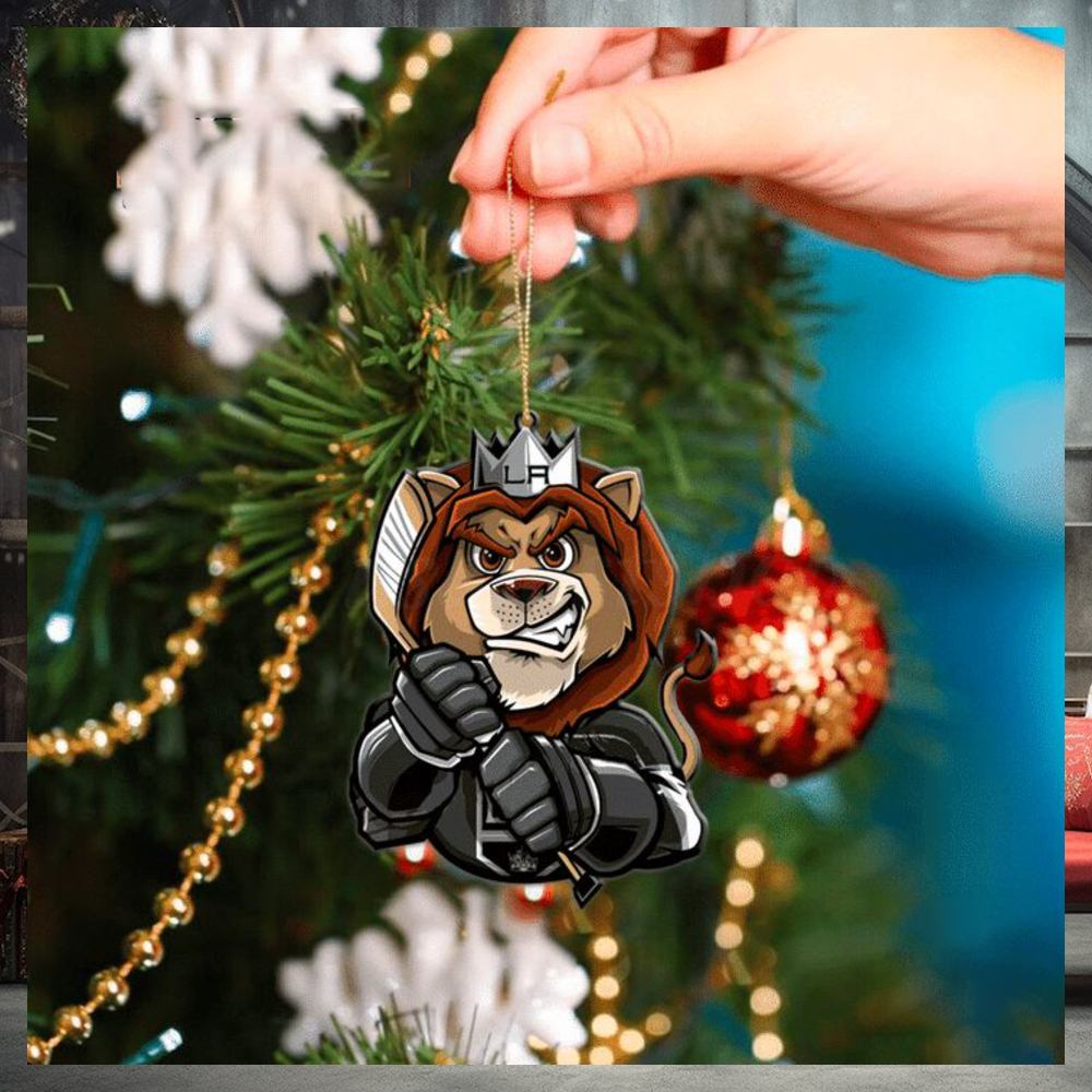 NHL Los Angeles Kings Mascot Christmas Ornament NHL Los Angeles Kings Mascot Christmas Ornament