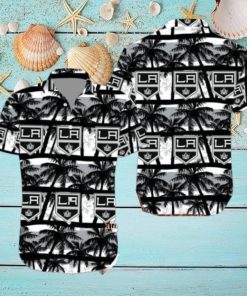 NHL Los Angeles Kings Summer Coconut Tree Hawaiian Set
