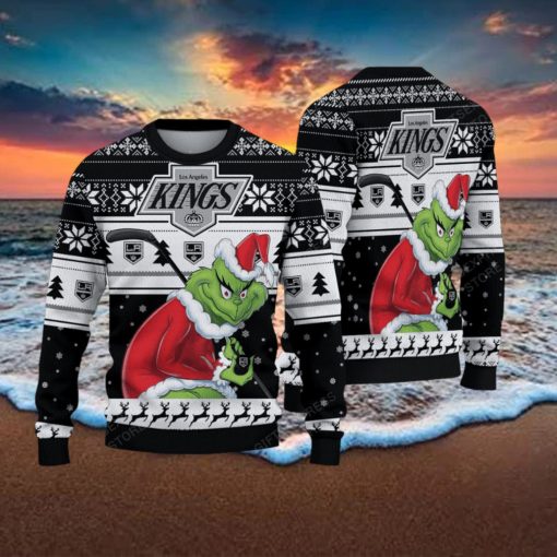 NHL Los Angeles Kings Ugly Sweater Grinch Christmas Sweater
