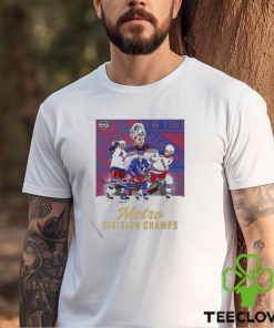 NHL Metro Division Champs Runs Through Madison Square Garden New York Rangers T Shirt
