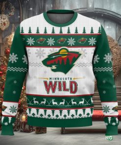 NHL Minnesota Wild 3D Ugly Christmas Sweater Men And Women Christmas Gift