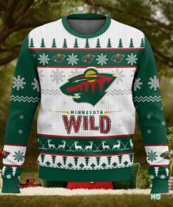 NHL Minnesota Wild 3D Ugly Christmas Sweater Men And Women Christmas Gift