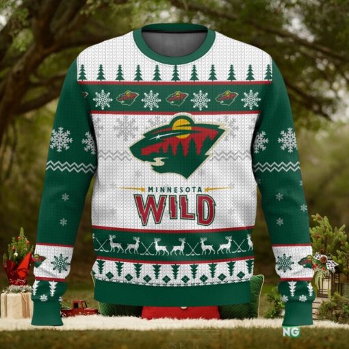 NHL Minnesota Wild 3D Ugly Christmas Sweater Men And Women Christmas Gift