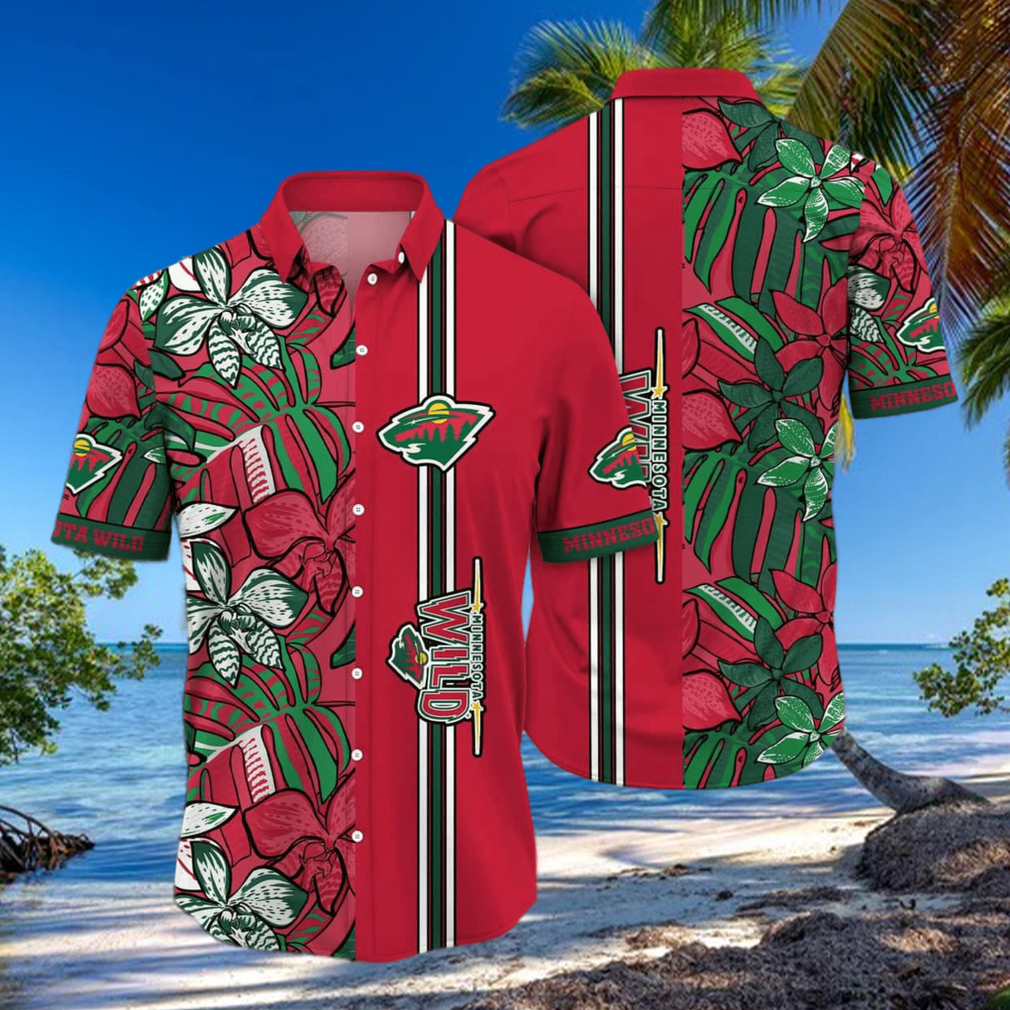 NHL Minnesota Wild Hawaiian Shirt Gift For Beach Trip NHL Minnesota Wild Hawaiian Shirt Gift For Beach Trip