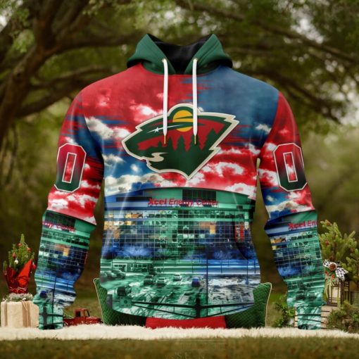 NHL Minnesota Wild Special Design With Xcel Energy Center Hoodie