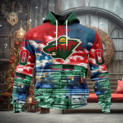 NHL Minnesota Wild Special Design With Xcel Energy Center Hoodie