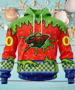 NHL Minnesota Wild Special Nickelodeon Design Hoodie