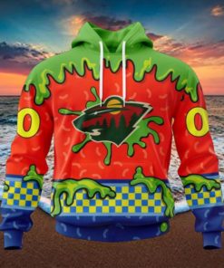 NHL Minnesota Wild Special Nickelodeon Design Hoodie