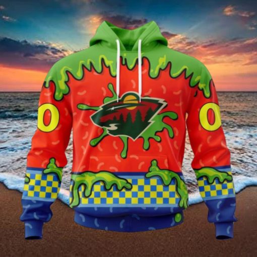 NHL Minnesota Wild Special Nickelodeon Design Hoodie
