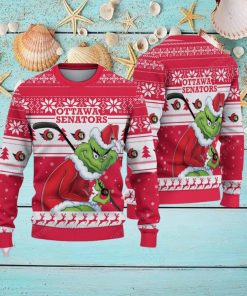 NHL Minnesota Wild Ugly Sweater Grinch Christmas Sweater